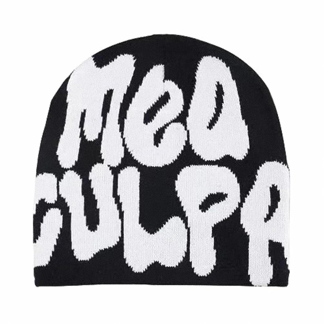 Mea Culpa Beanie Black & White