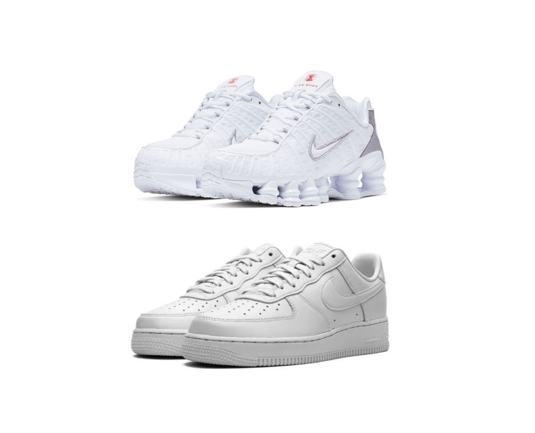 Nike Shox TL “White” x AirForce 1