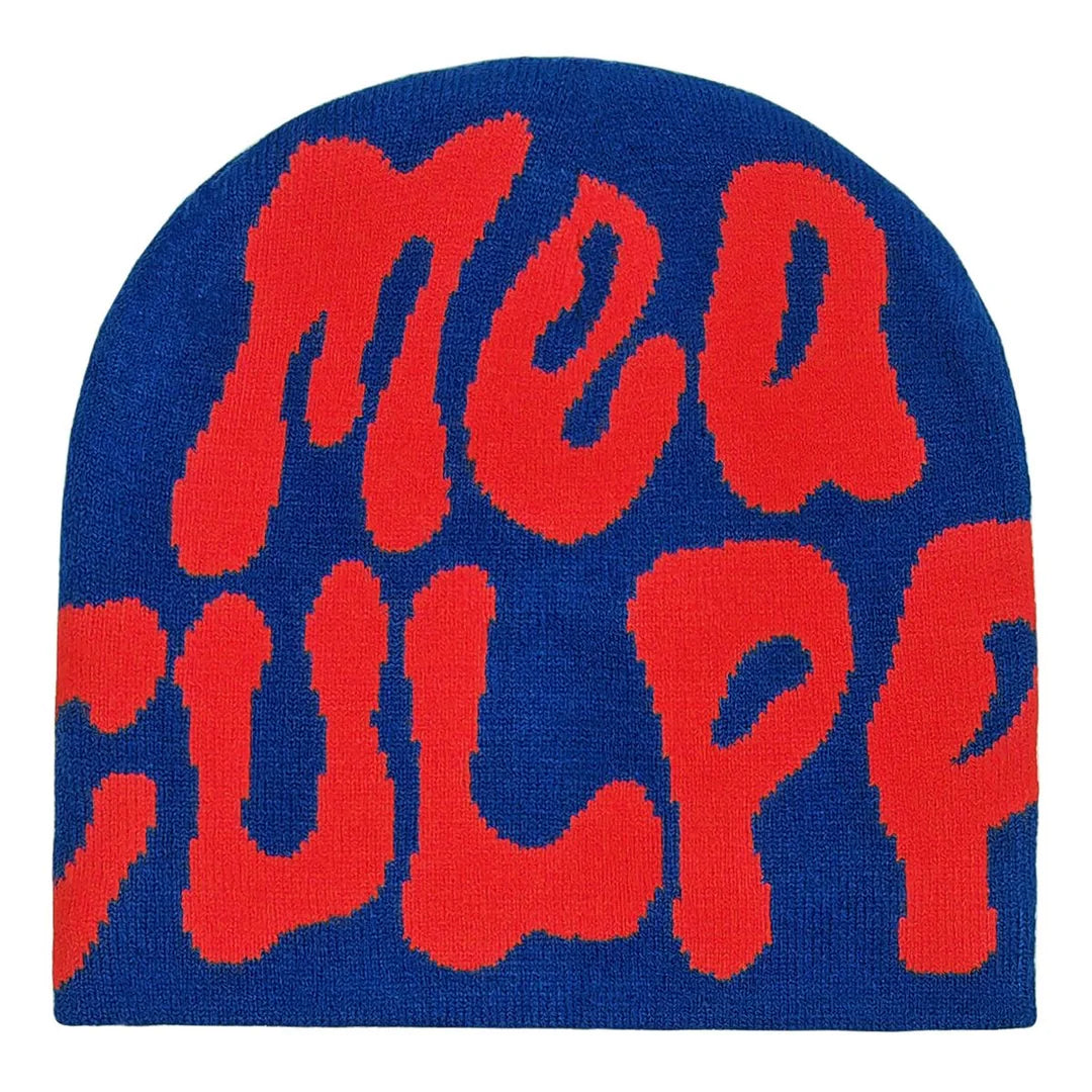 Mea Culpa Beanie “Red & Blue”