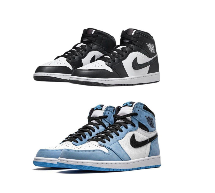 Nike Jordan 1 Retro ( University Blue x Reverse Panda)