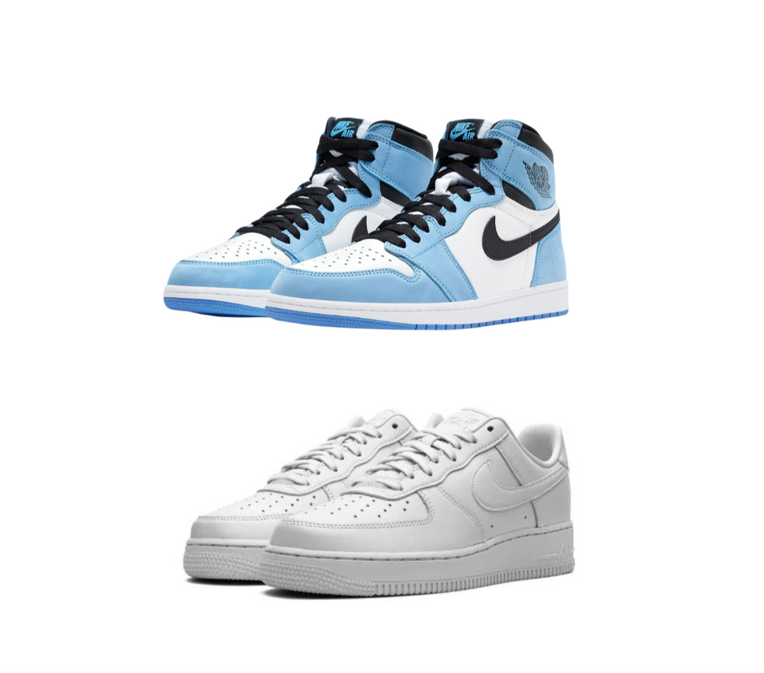 Air Jordan 1 “University Blue” x AirForce 1