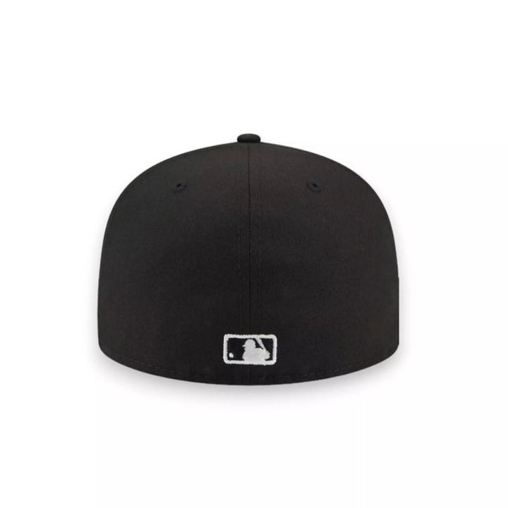 NEW ERA LOS ANGELES LA DODGERS BASIC BLACK OUTLINE 59FIFTY FITTED HAT MLB CAP