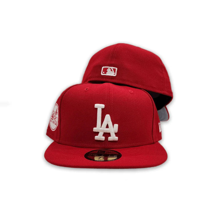 Red LA Dodgers Gray Bottom All Star Game Side Patch New Era 59Fifty