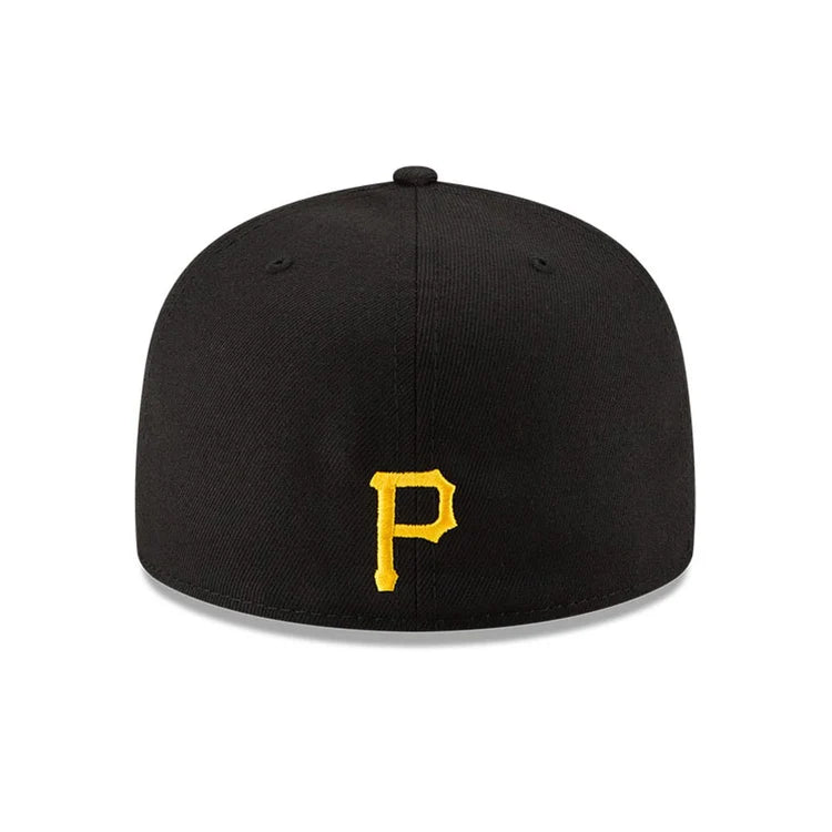 PITTSBURGH PIRATES MLB SIDE PATCH BLOOM BLACK 59FIFTY FITTED CAP
