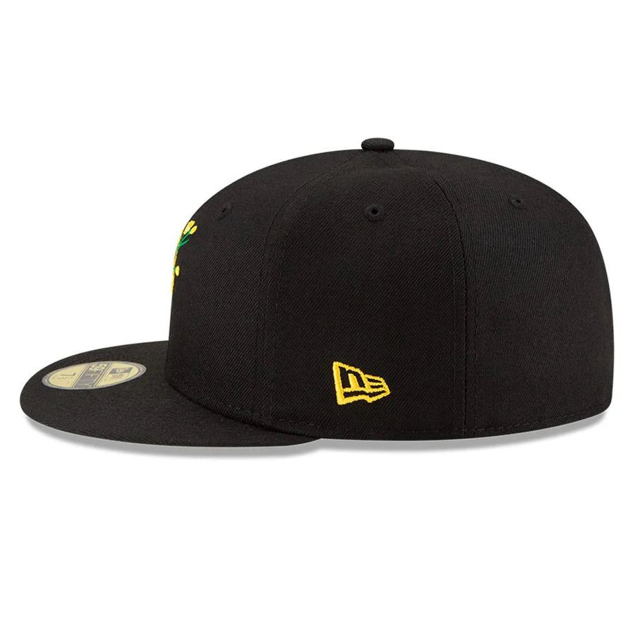 Pittsburgh Pirates MLB Side Patch Bloom Black 59Fifty
