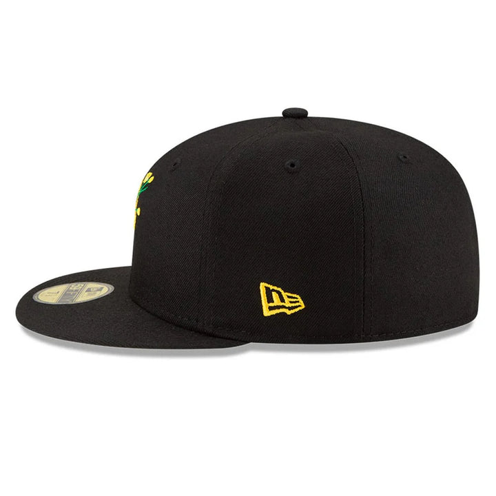 Pittsburgh Pirates MLB Side Patch Bloom Black 59Fifty