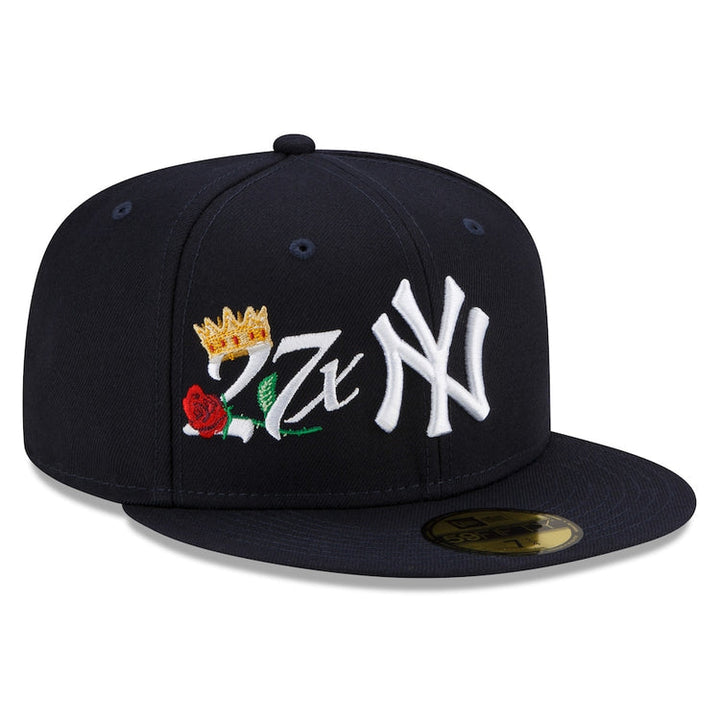 New Era Navy New York Yankees 27x Champs Crown 59FIFTY