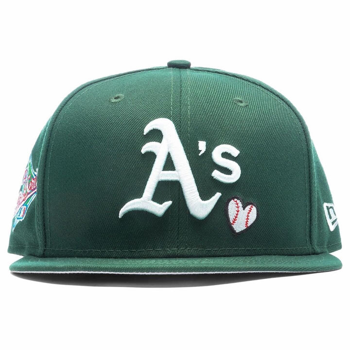 New Era Athletics Team Heart 5950 Green