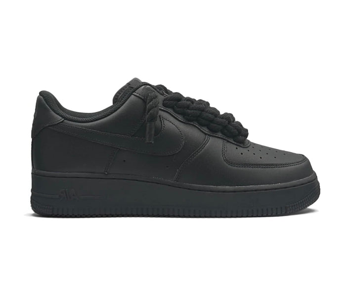Nike Airforce 1 with Rope Laces “Black”