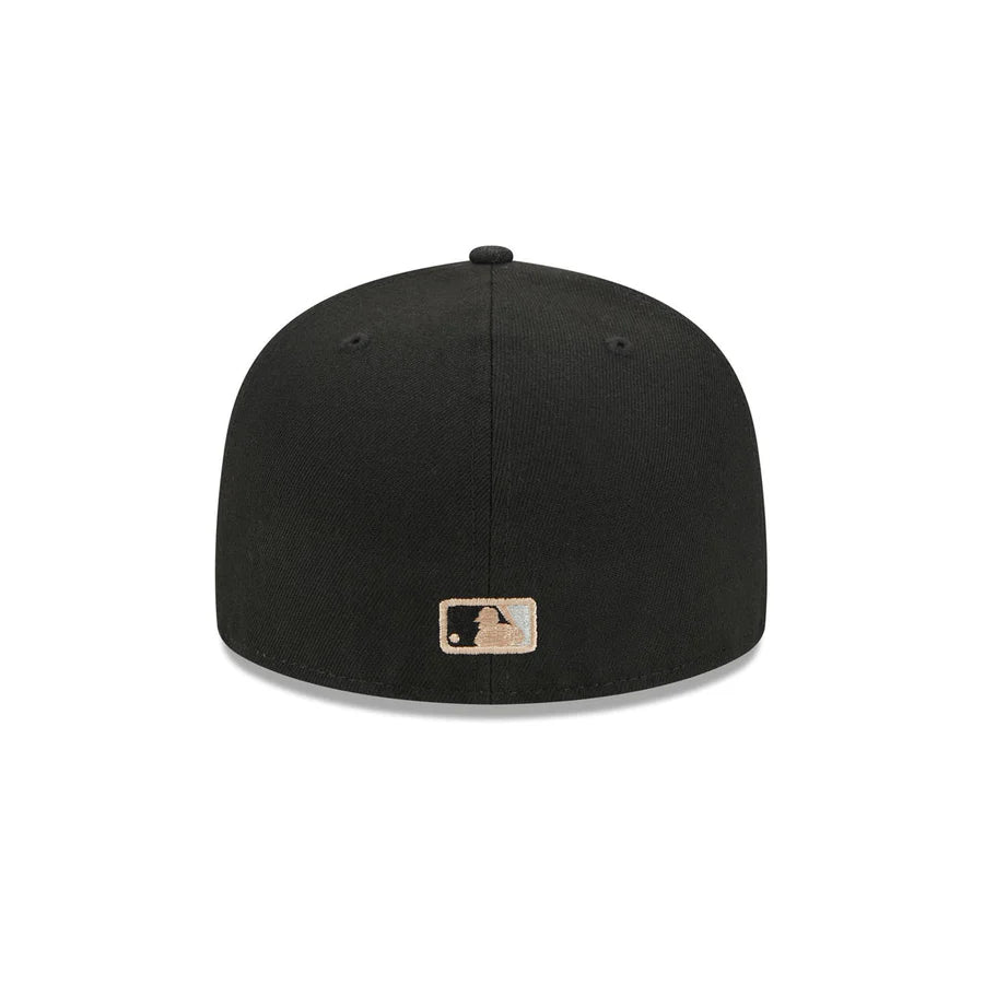 New Era Navy Atalanta Braves Gold Leaf 59Fifty