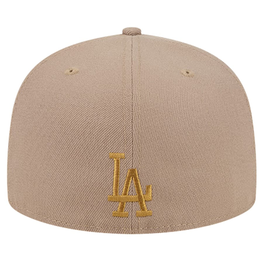 Men's Los Angeles Dodgers New Era Khaki Rose Garden 59FIFTY