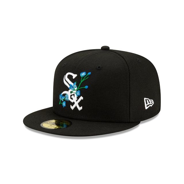 Chicago White Sox New Era Black 2005 World Series Bloom Side Patch 59fifty
