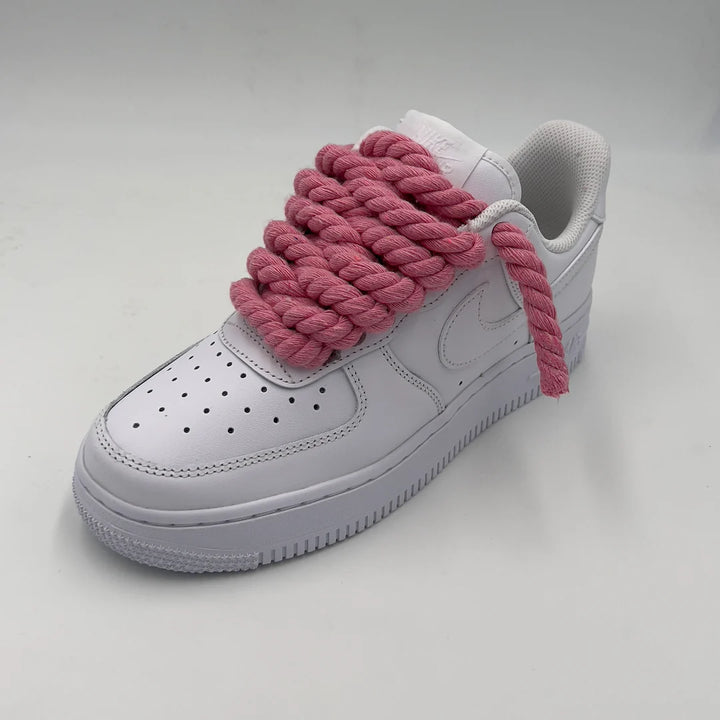 Pink Rope Laces Af1 Nike Airforce 1 “Pink” Rope Laces – HardFinds