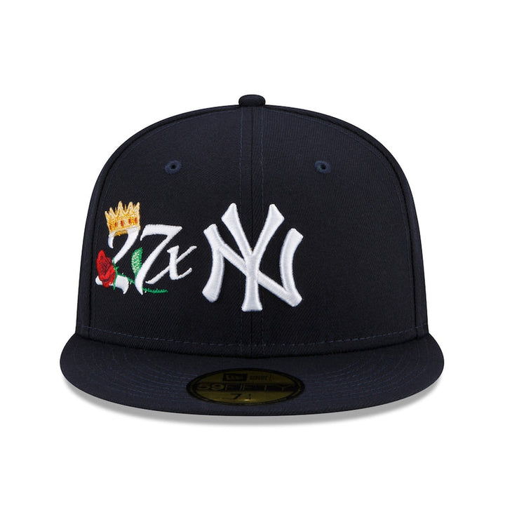 New Era Navy New York Yankees 27x Champs Crown 59FIFTY