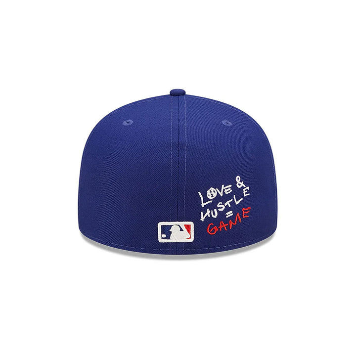 Los Angeles Dodgers MLB Team Heart Blue 59FIFTY Fitted Cap