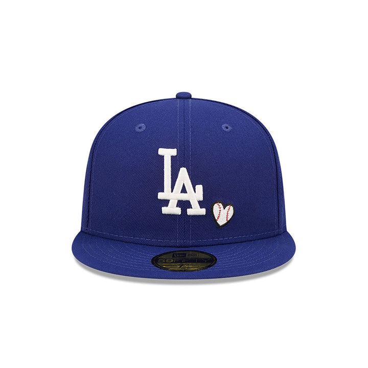 Los Angeles Dodgers MLB Team Heart Blue 59FIFTY Fitted Cap