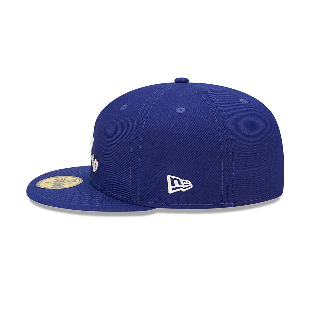 Los Angeles Dodgers MLB Team Heart Blue 59FIFTY Fitted Cap