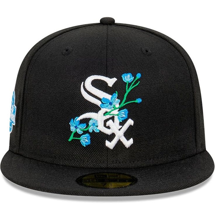 Chicago White Sox New Era Black 2005 World Series Bloom Side Patch 59fifty