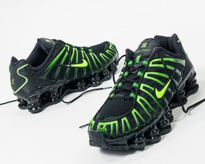 NikeShox TL 'Black Green Strike'