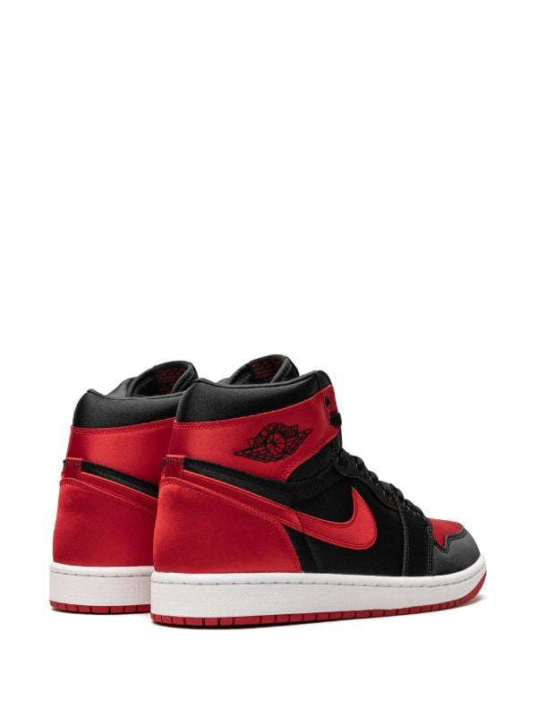 AIR JORDAN 1 "SATIN BRED" HIGH-TOP SNEAKERS