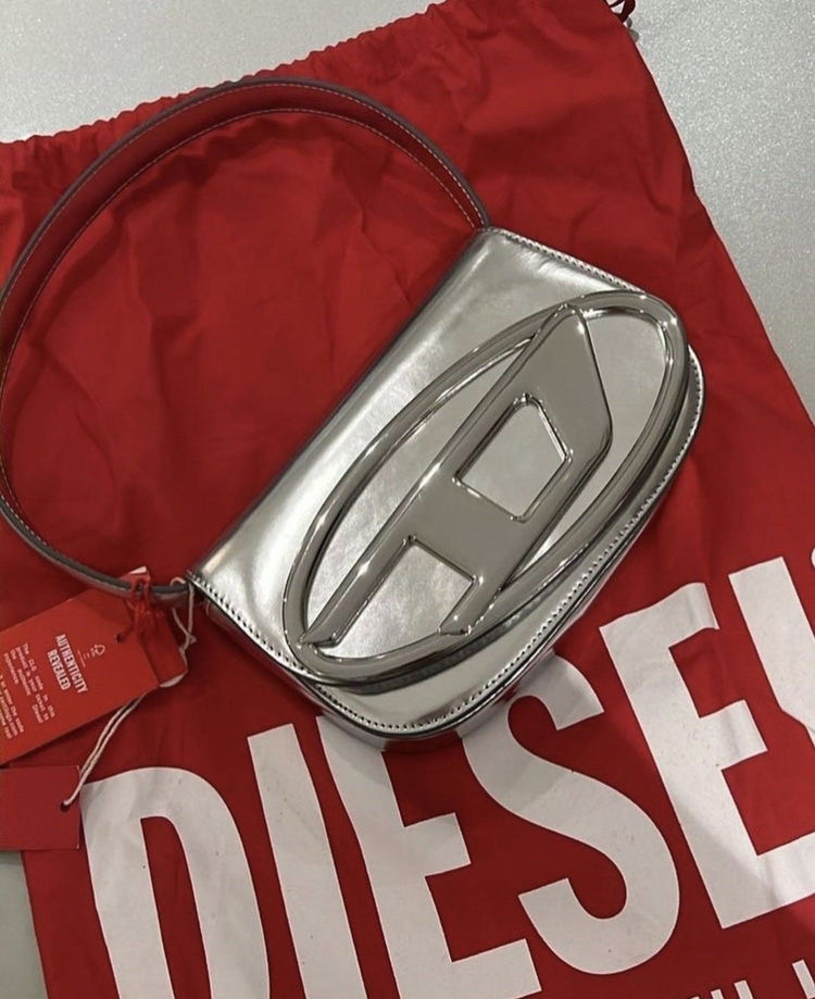 DIESEL HAND BAG - SILVER